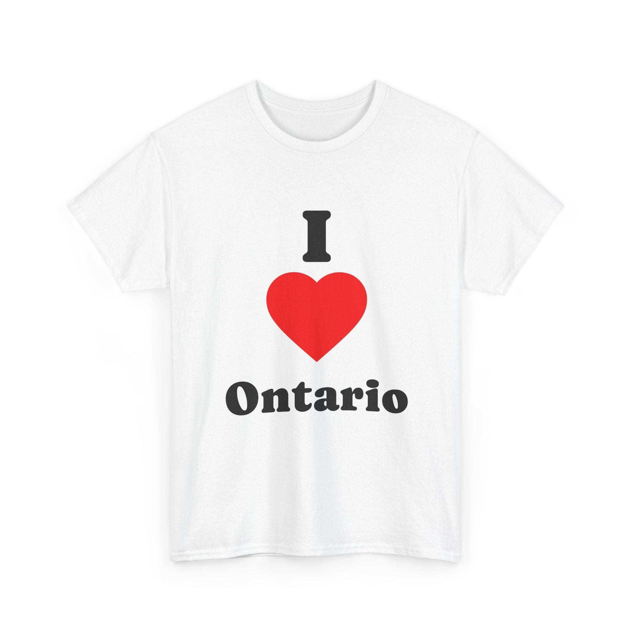 I Love Ontario Tee — 'I Heart Ontario' Canadian Pride Shirt