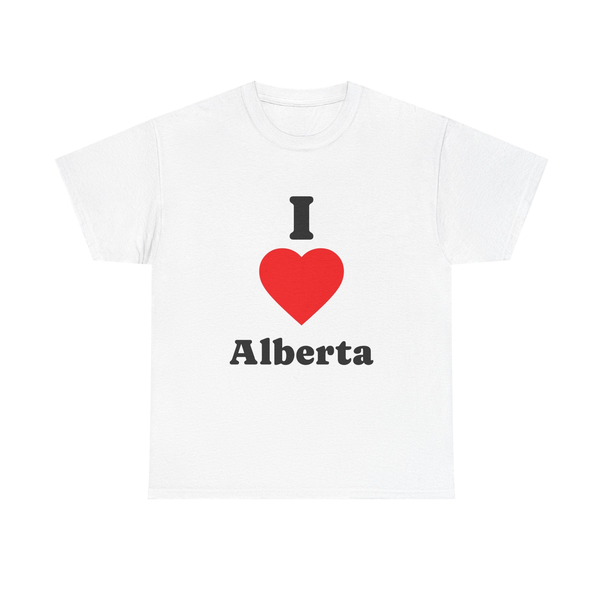 I Love Alberta Tee — 'I Heart Alberta' Canadian Pride Shirt