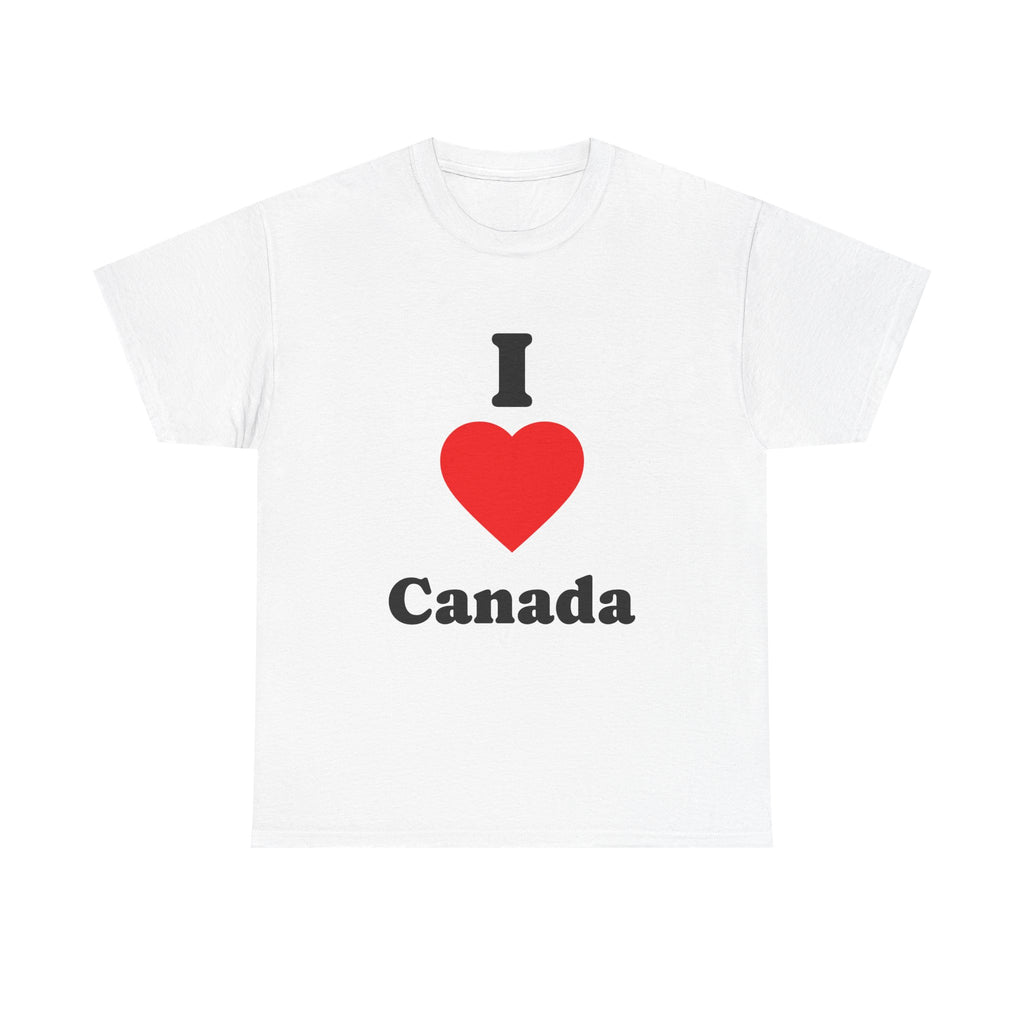 I Love Canada Tee — 'I Heart Canada' Canadian Pride Shirt