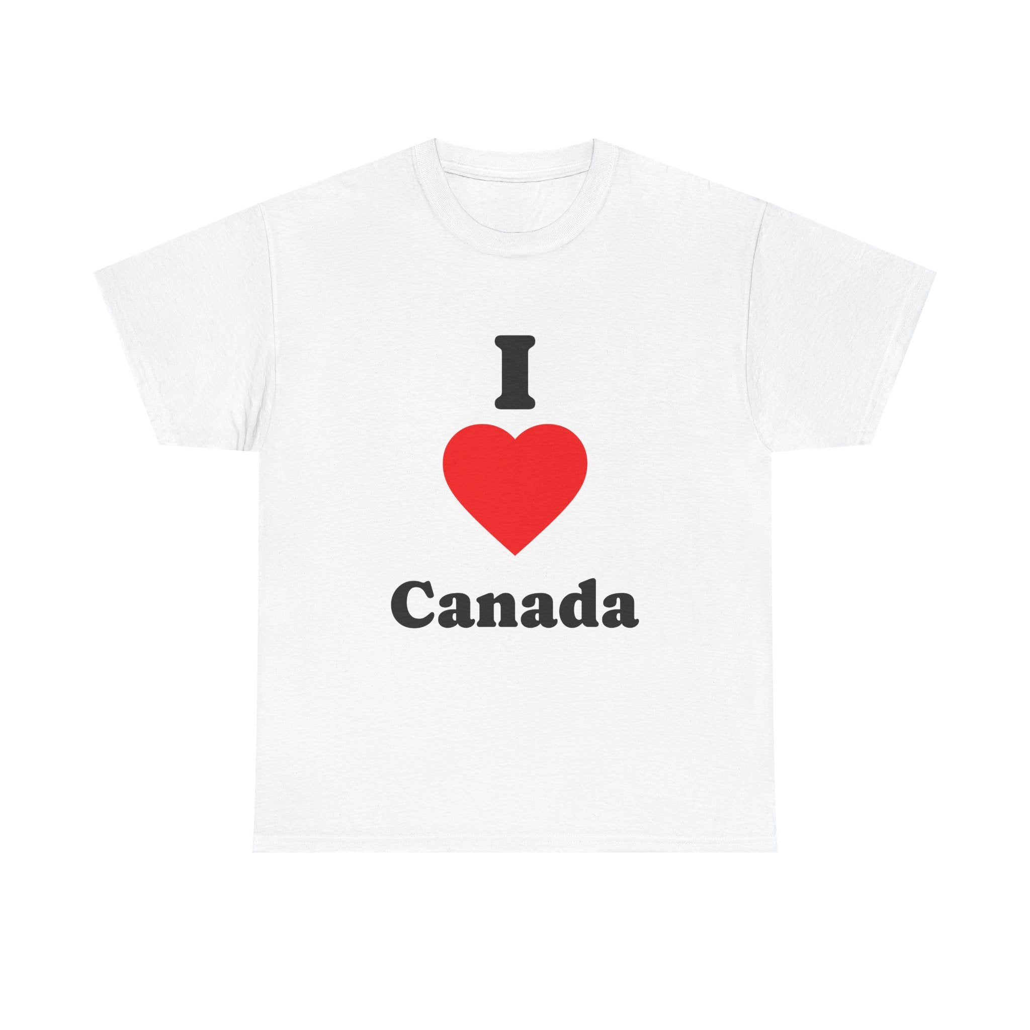 I Love Canada Tee — 'I Heart Canada' Canadian Pride Shirt