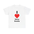 I Love Nova Scotia Tee — 'I Heart Nova Scotia' Canadian Pride Shirt
