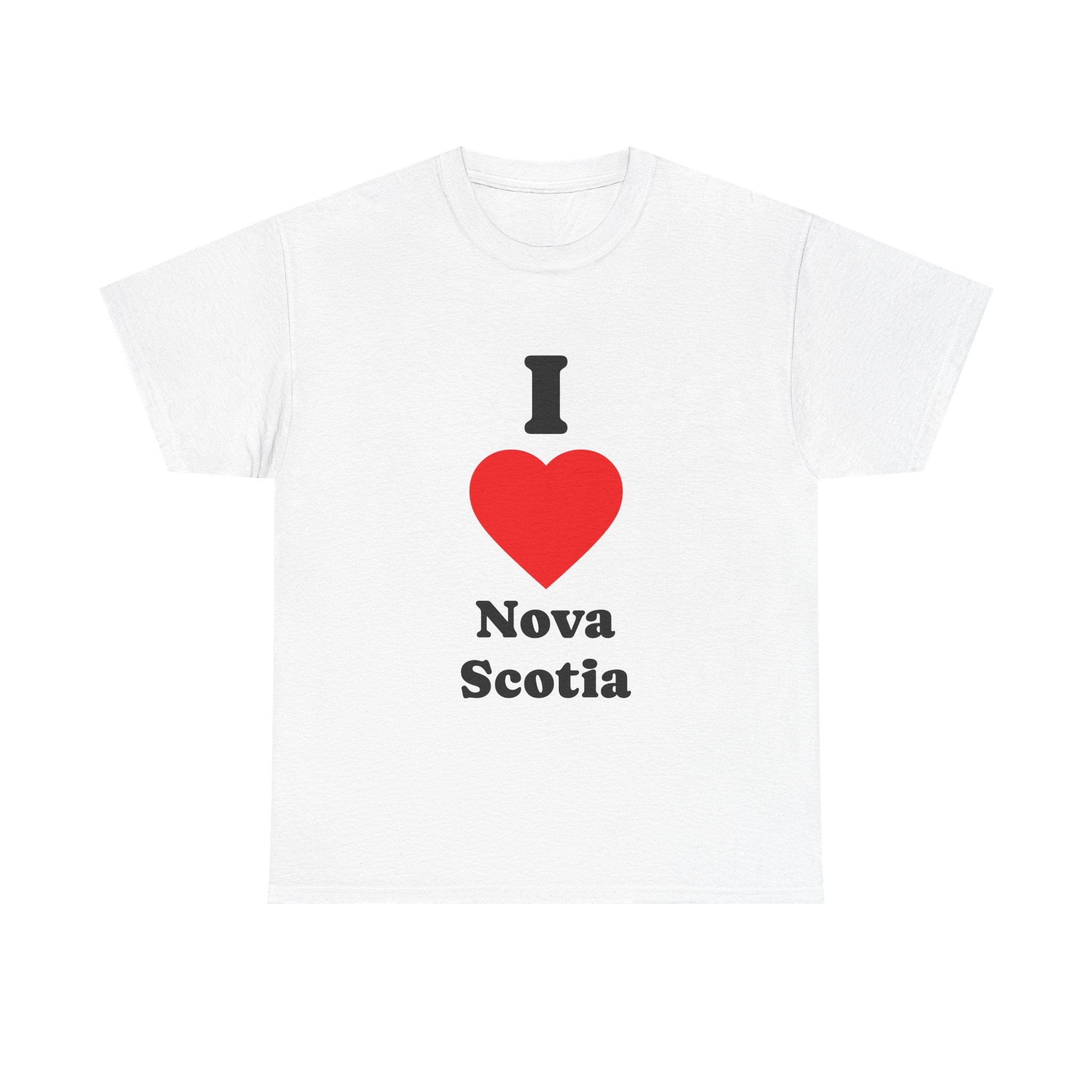 I Love Nova Scotia Tee — 'I Heart Nova Scotia' Canadian Pride Shirt
