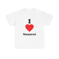 I Love Nunavut Tee — 'I Heart Nunavut' Canadian Pride Shirt