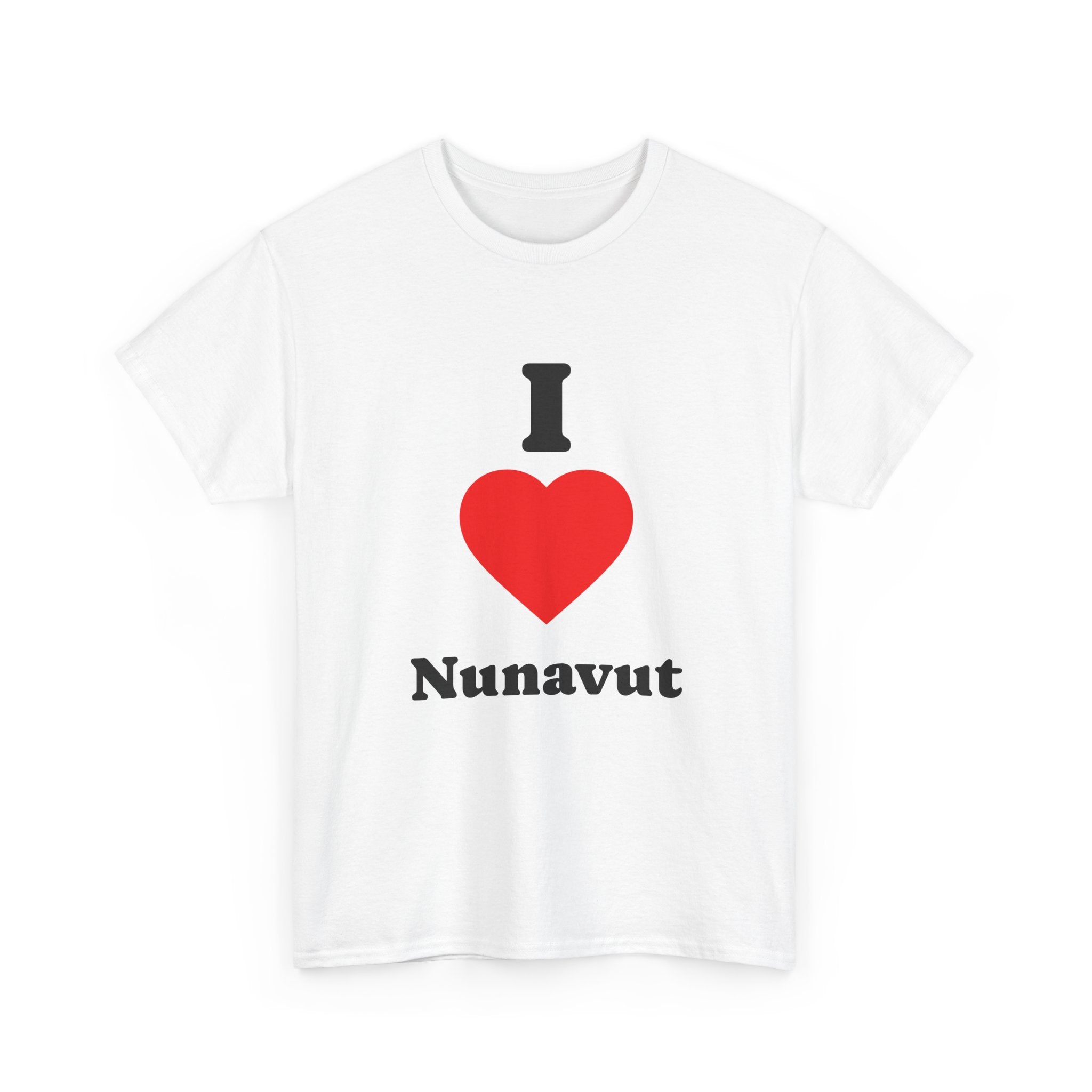 I Love Nunavut Tee — 'I Heart Nunavut' Canadian Pride Shirt