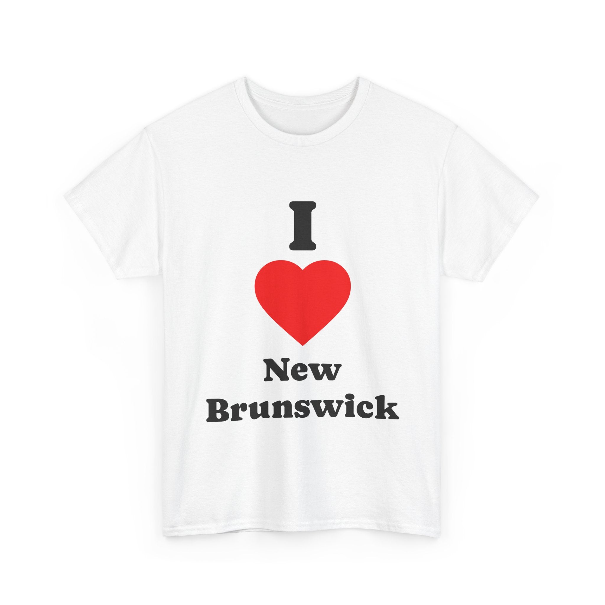 I Love New Brunswick Tee — 'I Heart New Brunswick' Canadian Pride Shirt